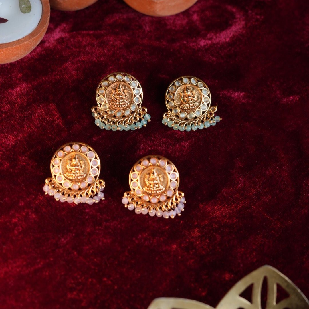 Temple Laxmiji earrings