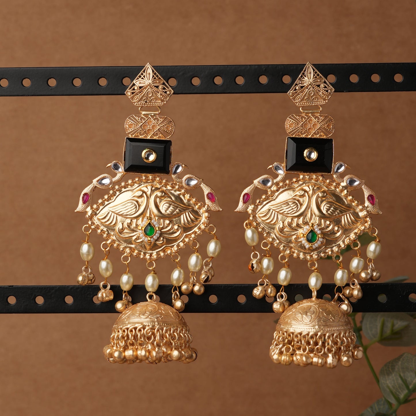 Long Silver Replica Jhumki