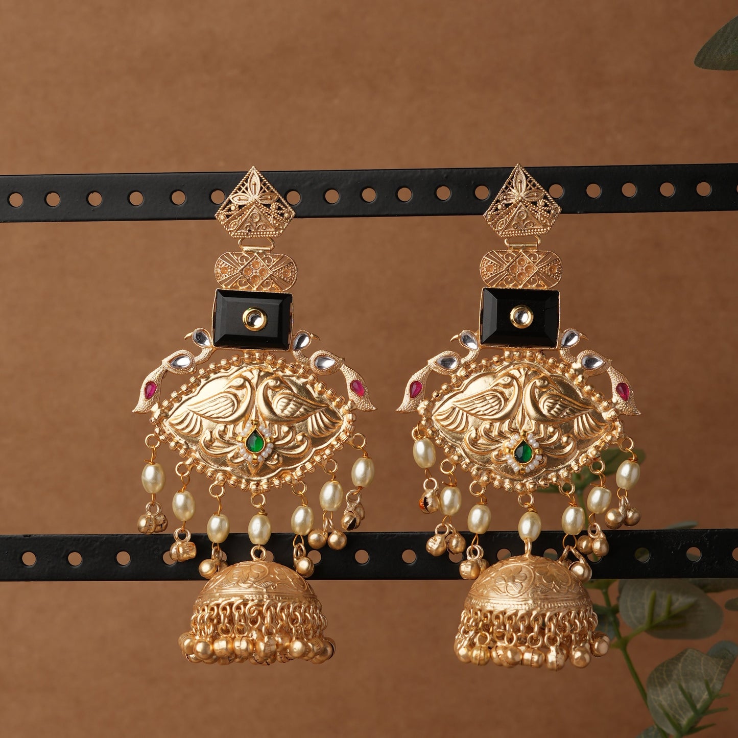 Long Silver Replica Jhumki