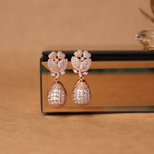 AD Rose Drop Earring