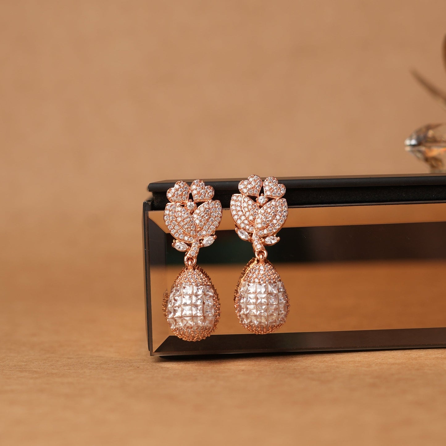 AD Rose Drop Earring