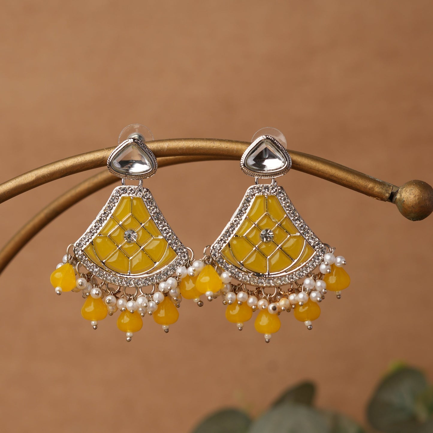 Kundan Drop Earrings