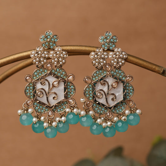 Sea Green Drop Earrings