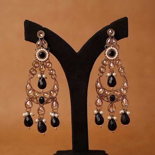 Long Black Jhumki