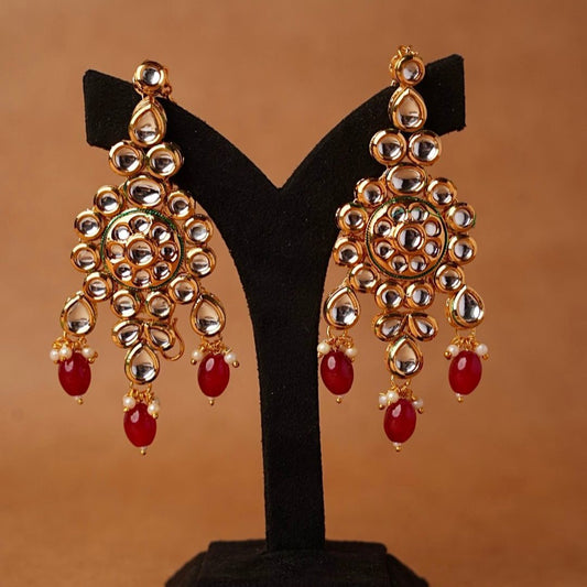 Kundan Drop Earrings